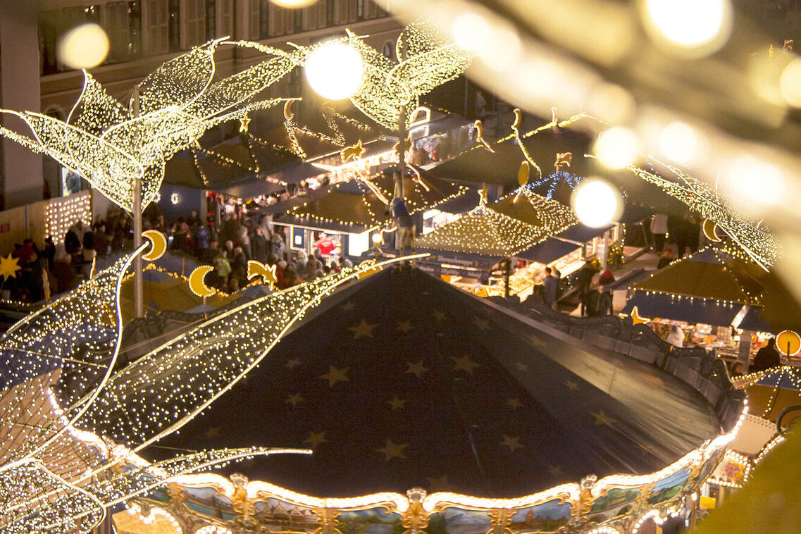 Karussell auf dem Sternschnuppenmarkt