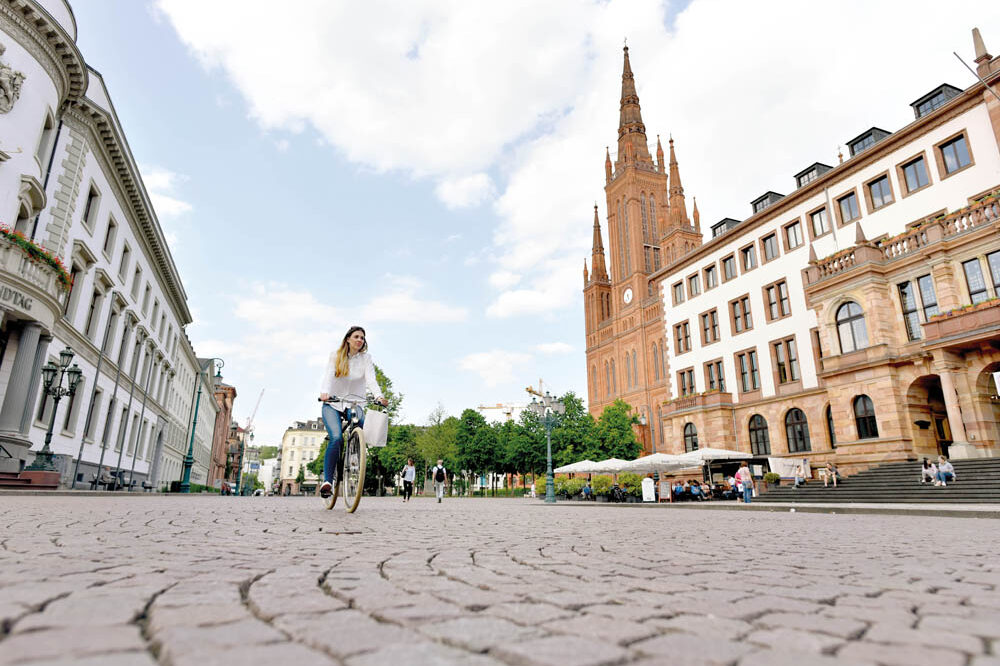 Wiesbaden und die Region lassen sich sehr gut mit dem Fahrrad erkunden.