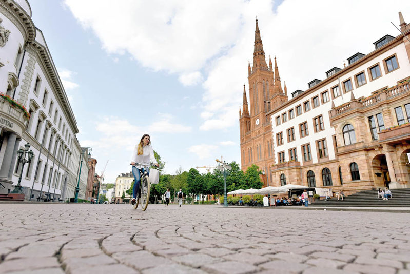 Wiesbaden und die Region lassen sich sehr gut mit dem Fahrrad erkunden.