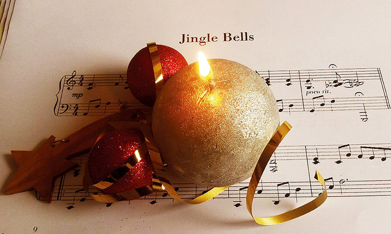 Musik-Noten von Jingle Bells