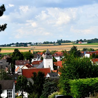 Breckenheim im Osten Wiesbadens gelegen.