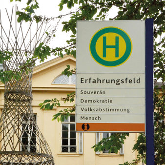 Haltestelle "Erfahrungsfeld"