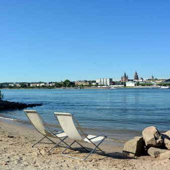 Rheinstrand in Kastel