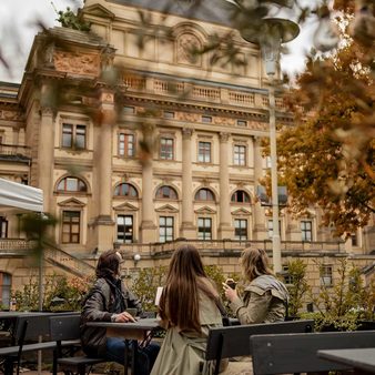 Blick auf das Hessische Staatstheater