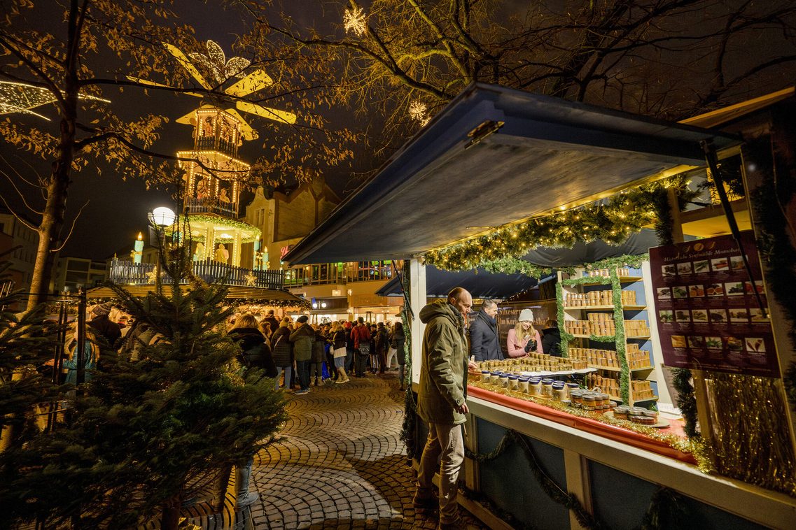 Marché aux étoiles filantes de Wiesbaden