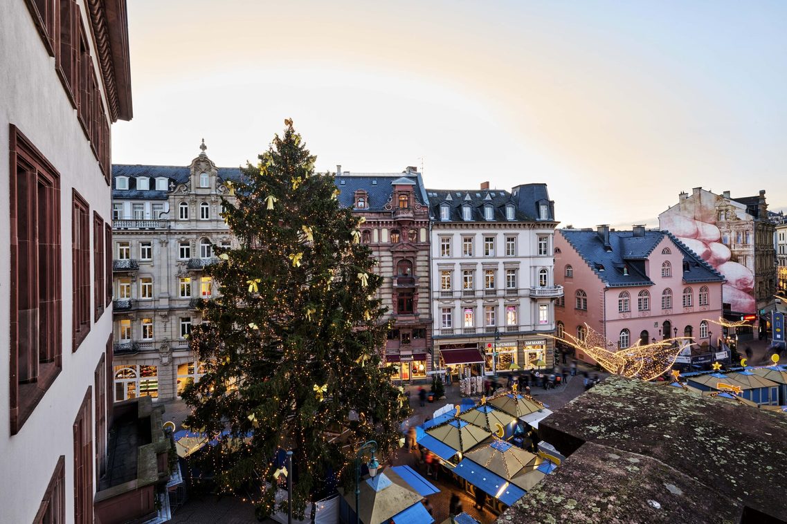 Marché aux étoiles filantes de Wiesbaden