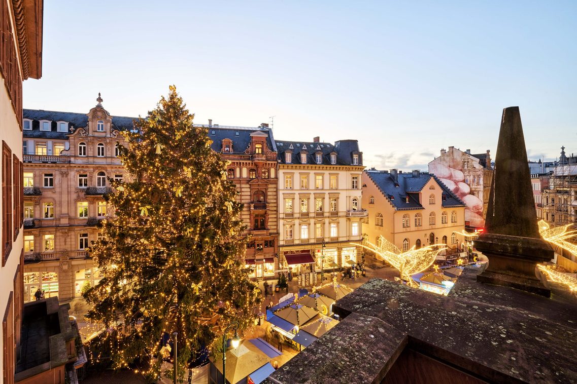 Marché aux étoiles filantes de Wiesbaden