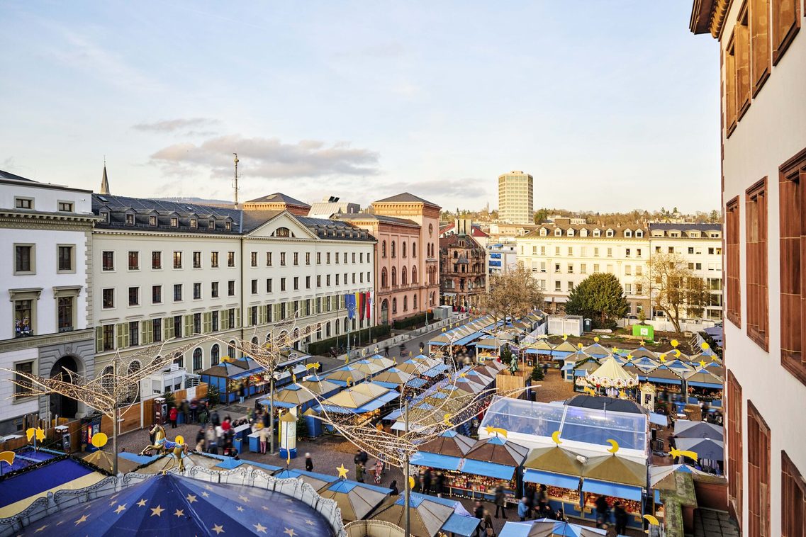 Marché aux étoiles filantes de Wiesbaden