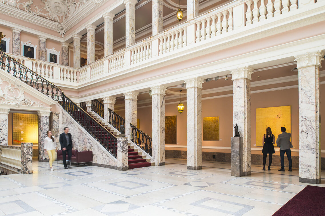 Entrance hall of the Henkell sparkling wine factory