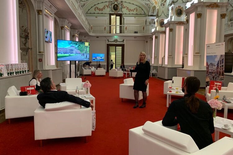 Wiesbaden präsentiert sich auf dem DZT Workshop in Graz, Österreich, im September 2020