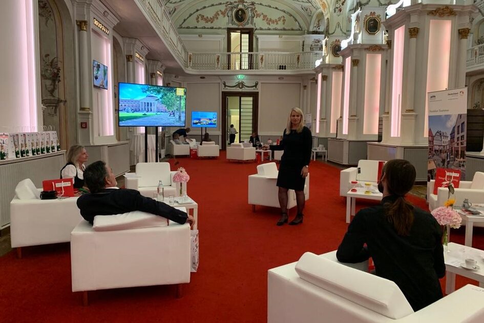 Wiesbaden se présente à l'atelier du DZT à Graz, en Autriche, en septembre 2020