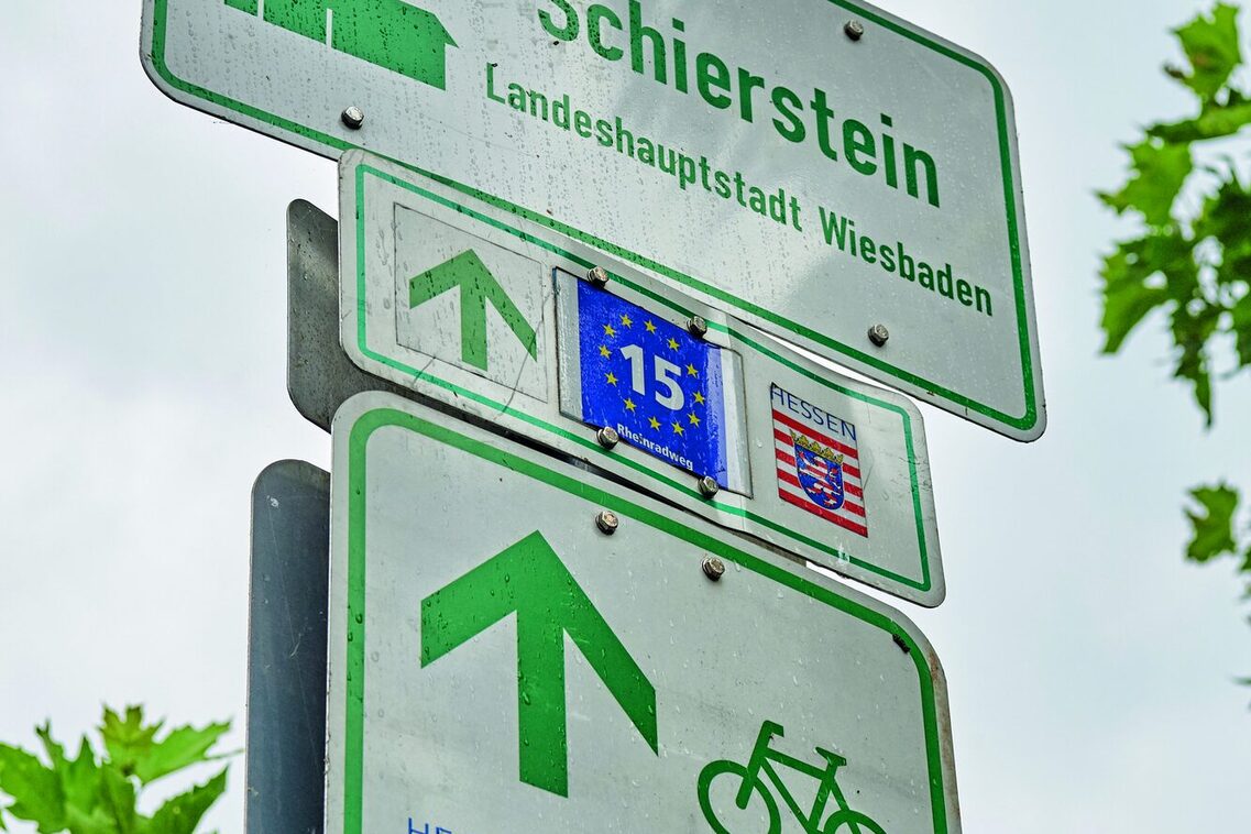 Radweg nach Schierstein