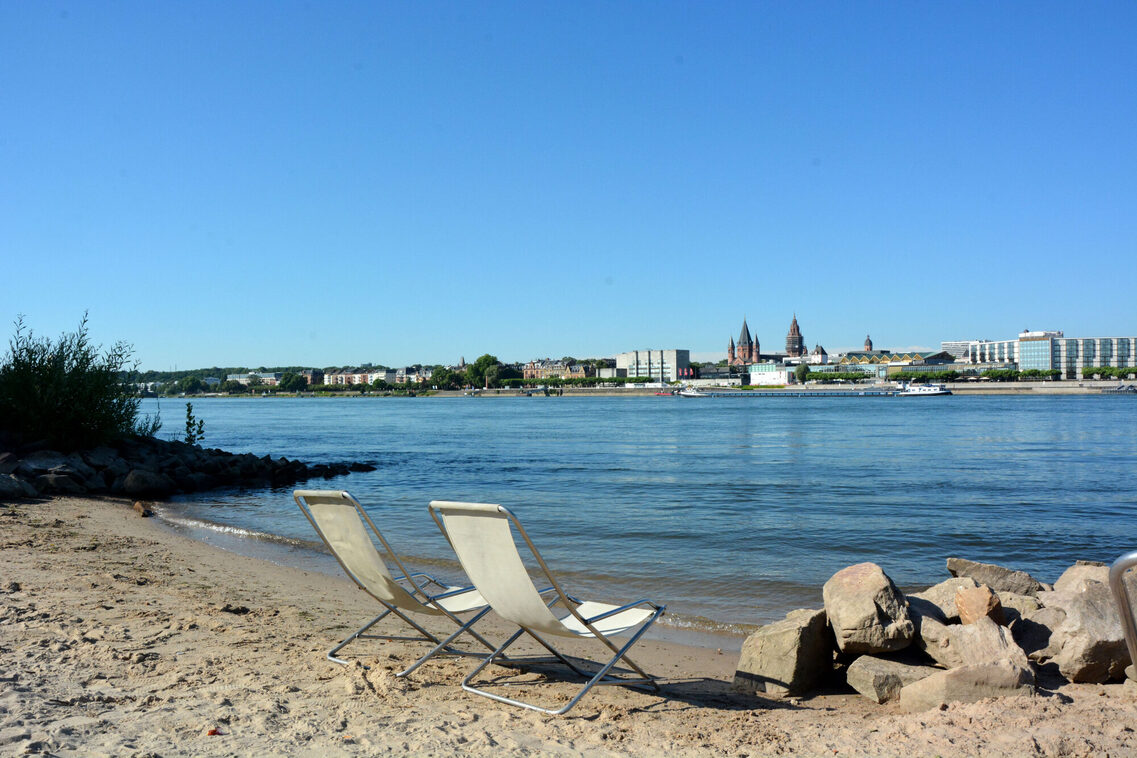 Rheinstrand in Kastel