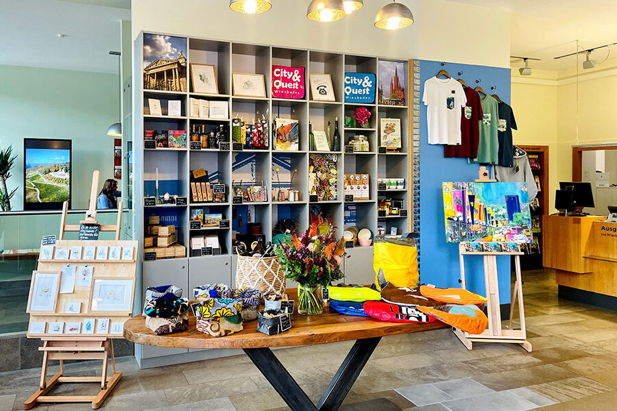 Die Räumlichkeiten der Tourist Information in der Marktstraße.